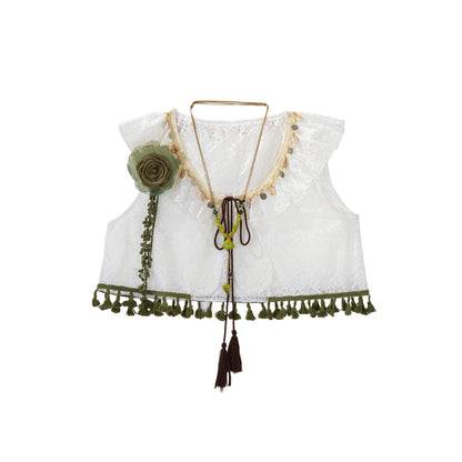 Sweet Resort Style Lolita Sand Dress Set
