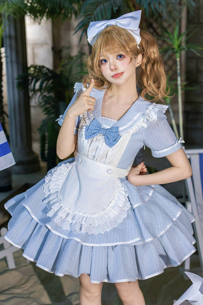 クラシカルマリンメイドロリータドレス+アクセサリー