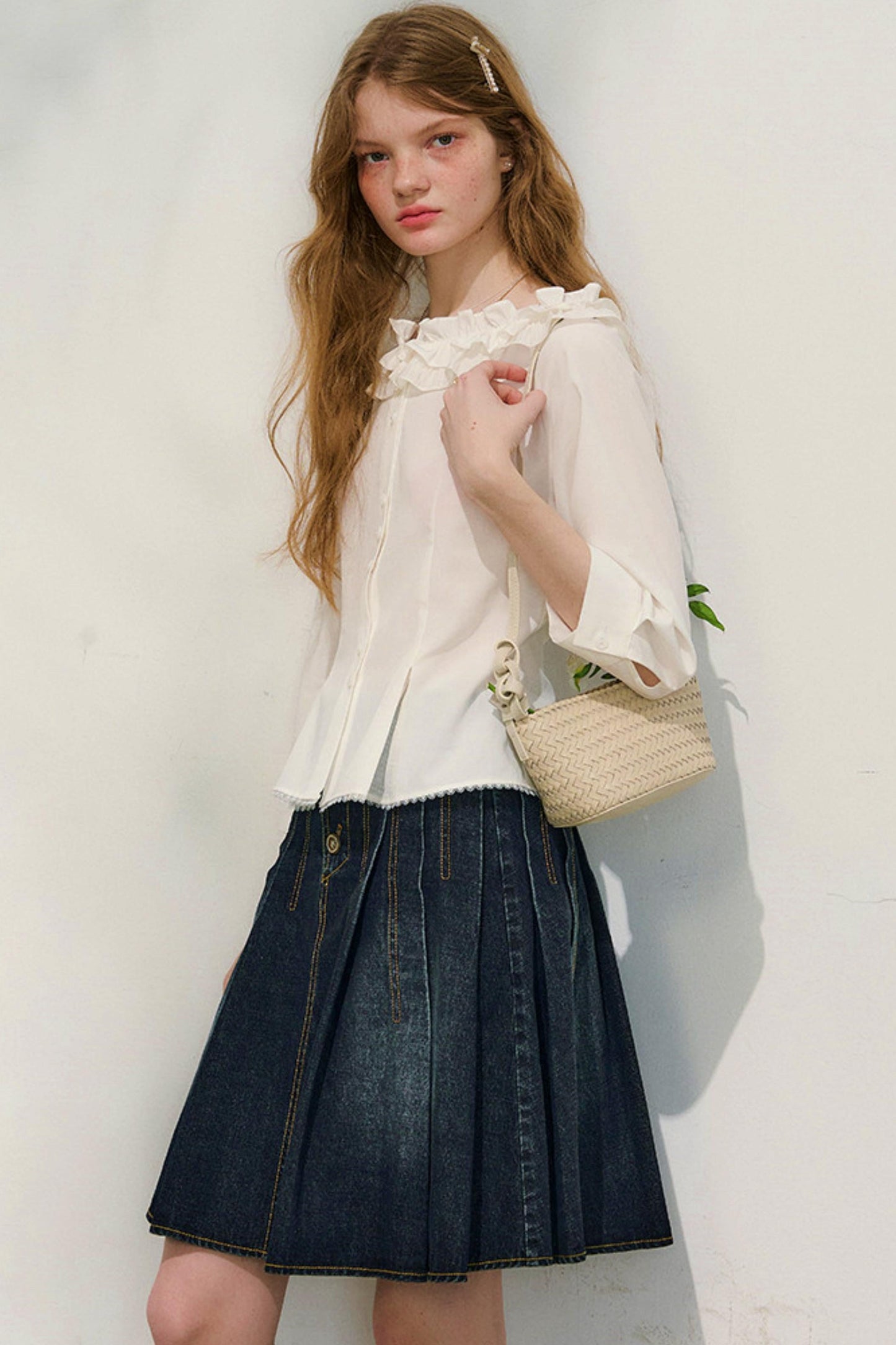 Love Ruffled Lace Blouse