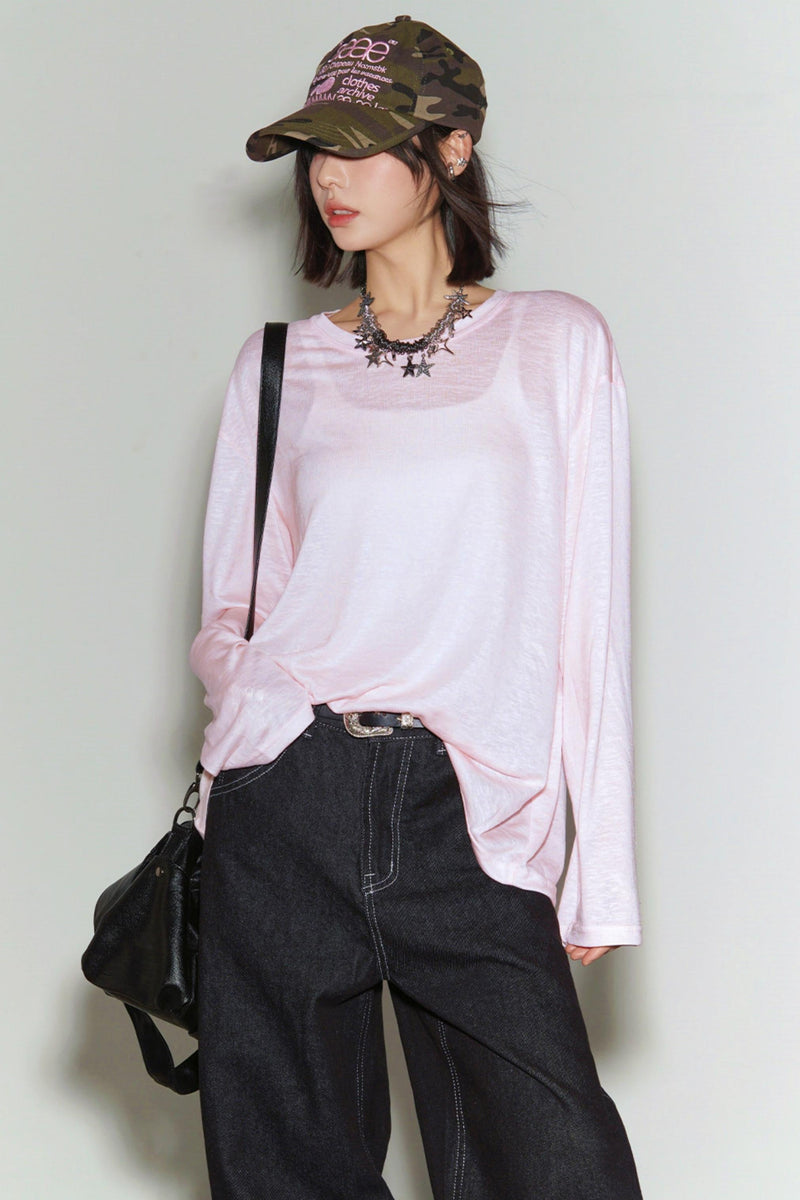 Cover-up Sheer Loose Top