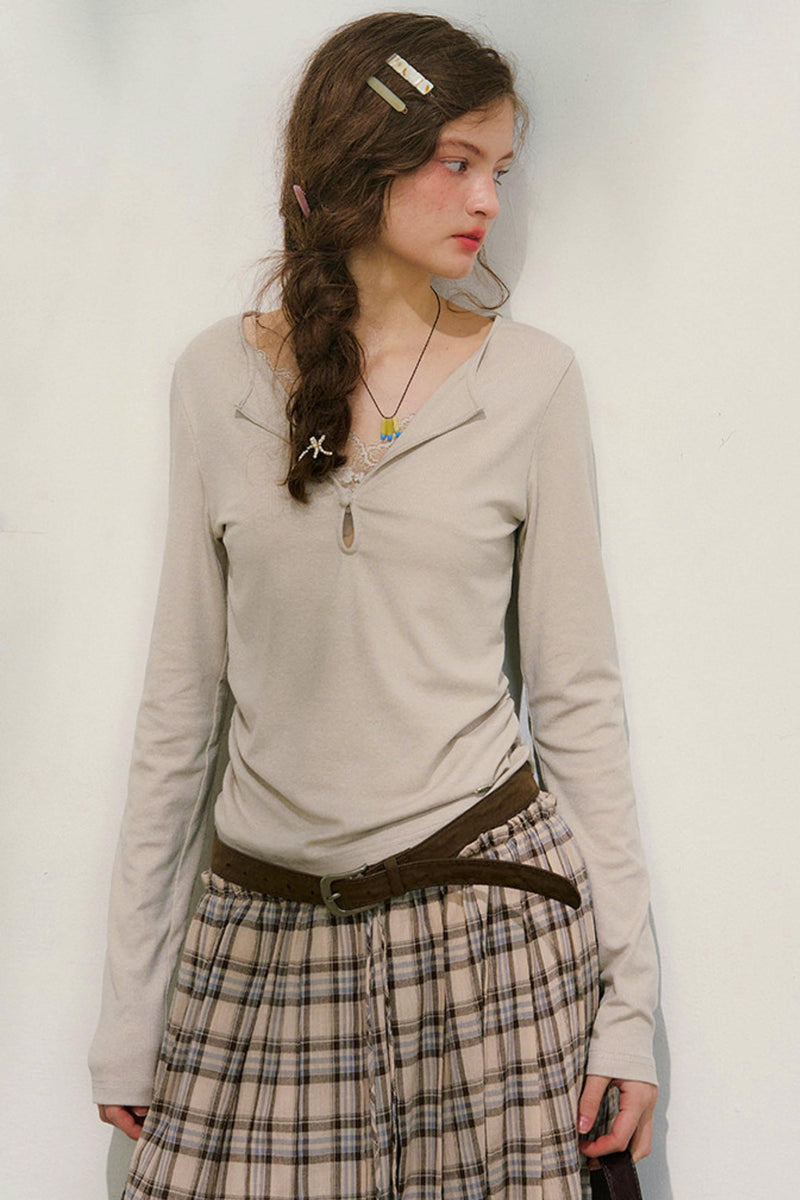 Cloud Seeder Lace Patchwork Top