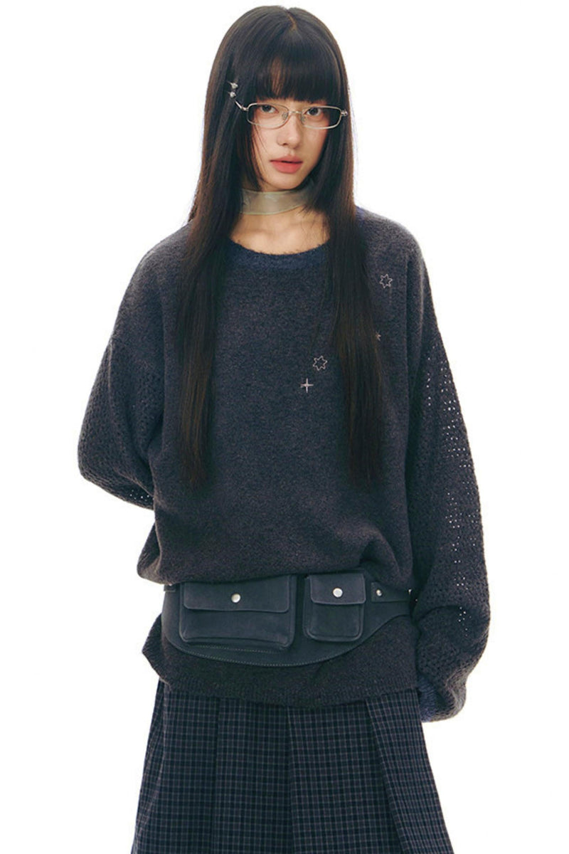Six Point Star Knit Sweater