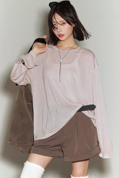 Cover-up Sheer Loose Top