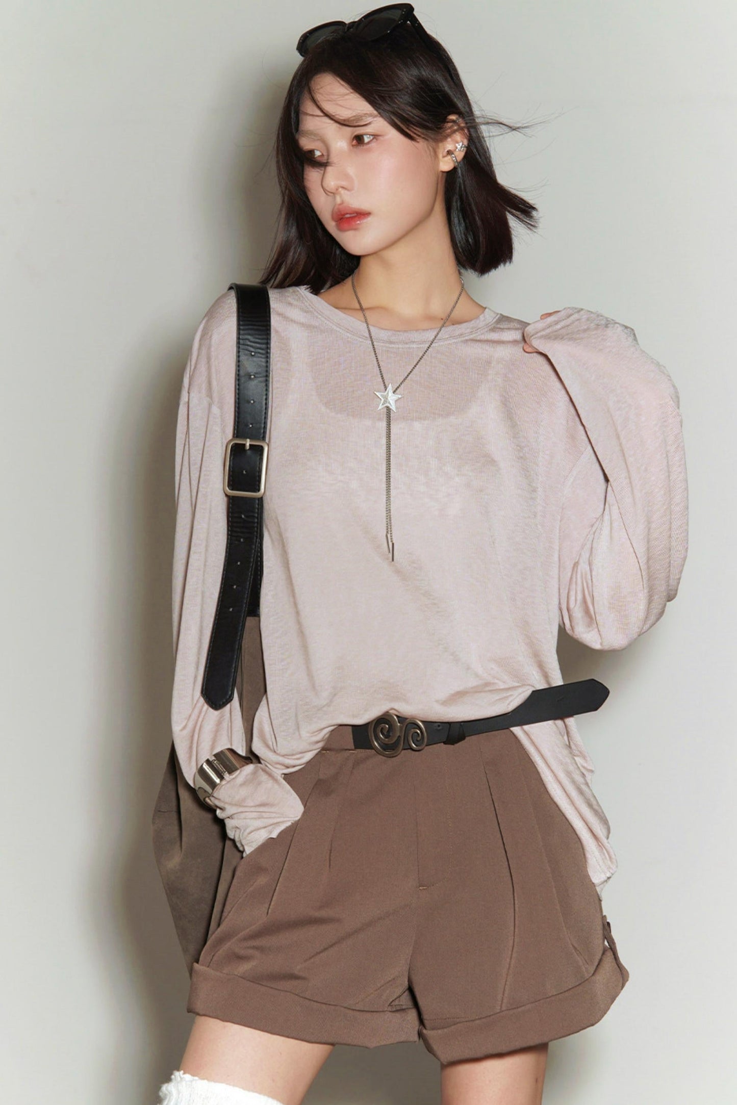 Cover-up Sheer Loose Top