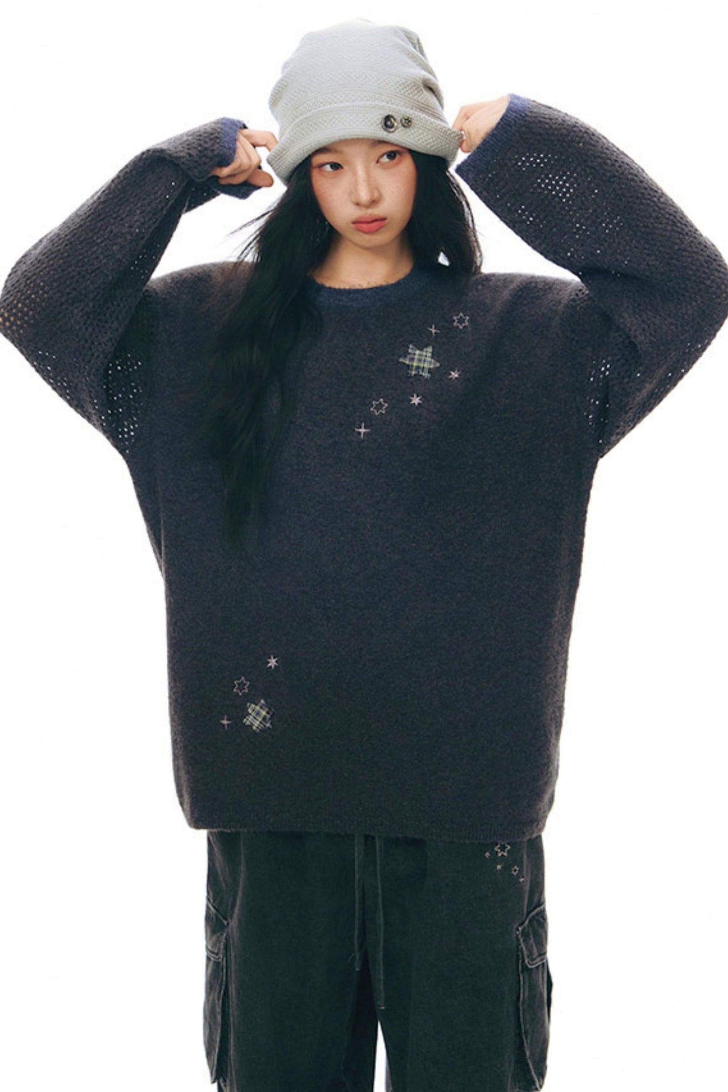 Six Point Star Knit Sweater