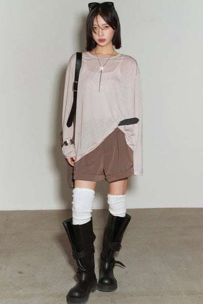 Cover-up Sheer Loose Top