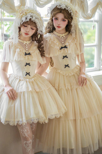 【予約商品】ホワイトプリンセスドレス+アクセサリー