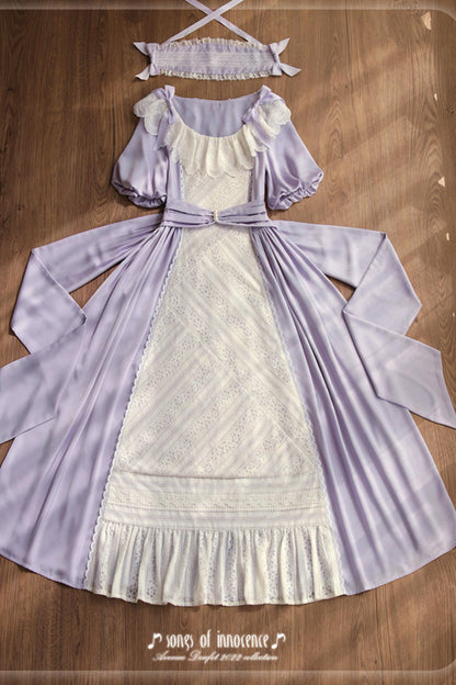 Lace Ribbon Maid Lolita Dress