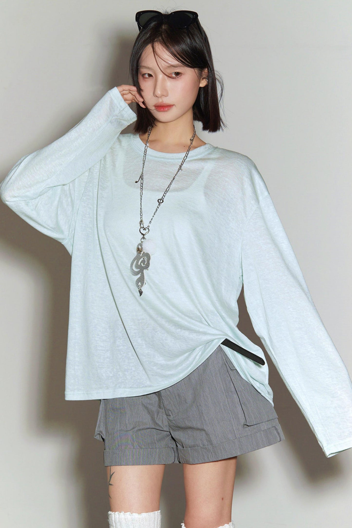 Cover-up Sheer Loose Top
