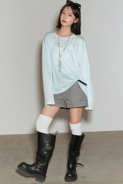 Cover-up Sheer Loose Top
