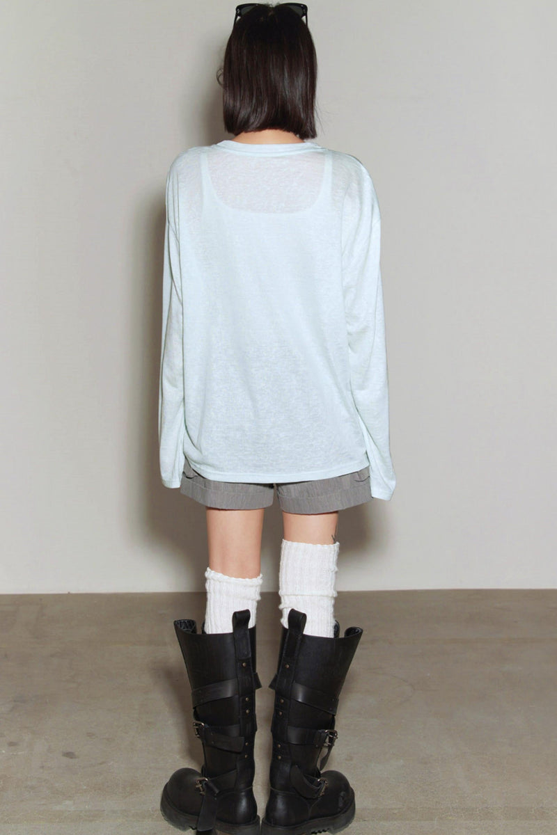 Cover-up Sheer Loose Top