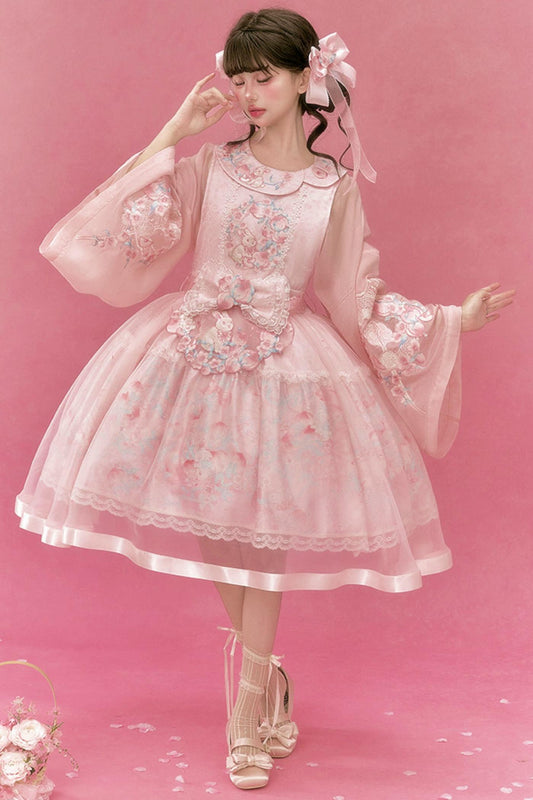 うさぎと桃のチャイナドレス+トップス+アウター+アクセサリー