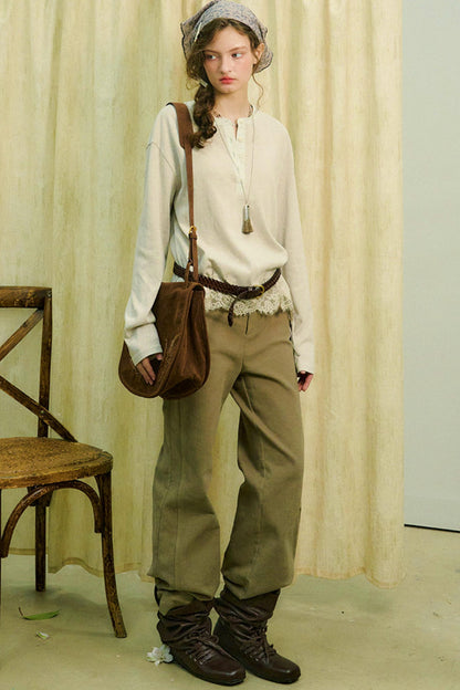 Swinging Silhouette Lace Blouse