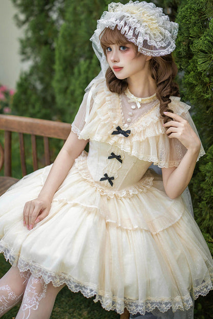 【予約商品】ホワイトプリンセスドレス+アクセサリー