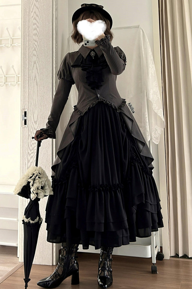 Classical Gothic Lolita Top + Skirt