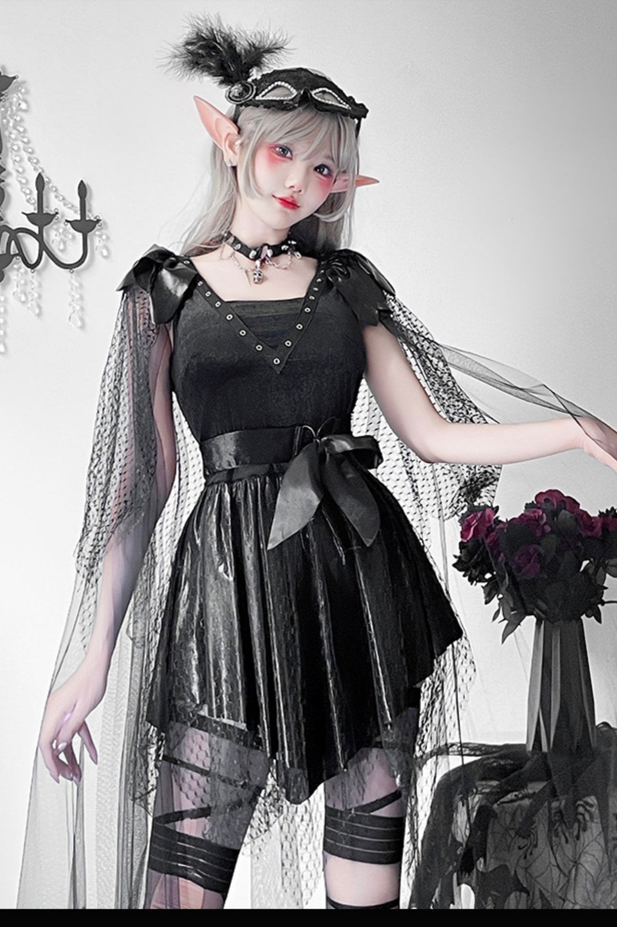 Halloween Witch & Devil Cosplay Set