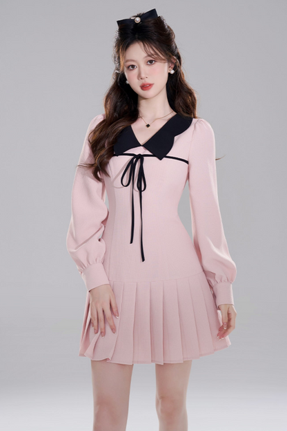Pink Doll Color Priet West Dress
