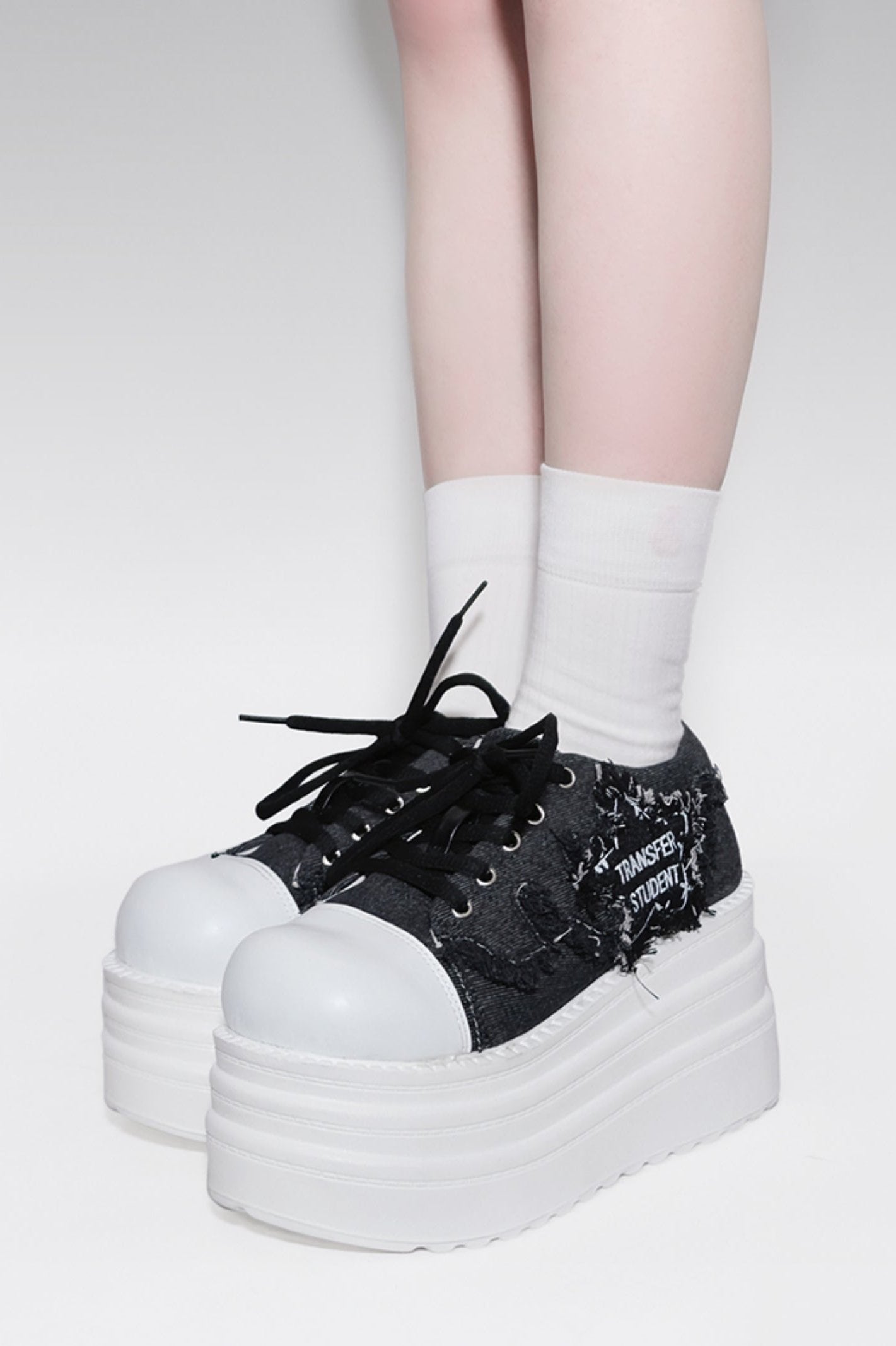 Rockstar Denim Platform Shoes