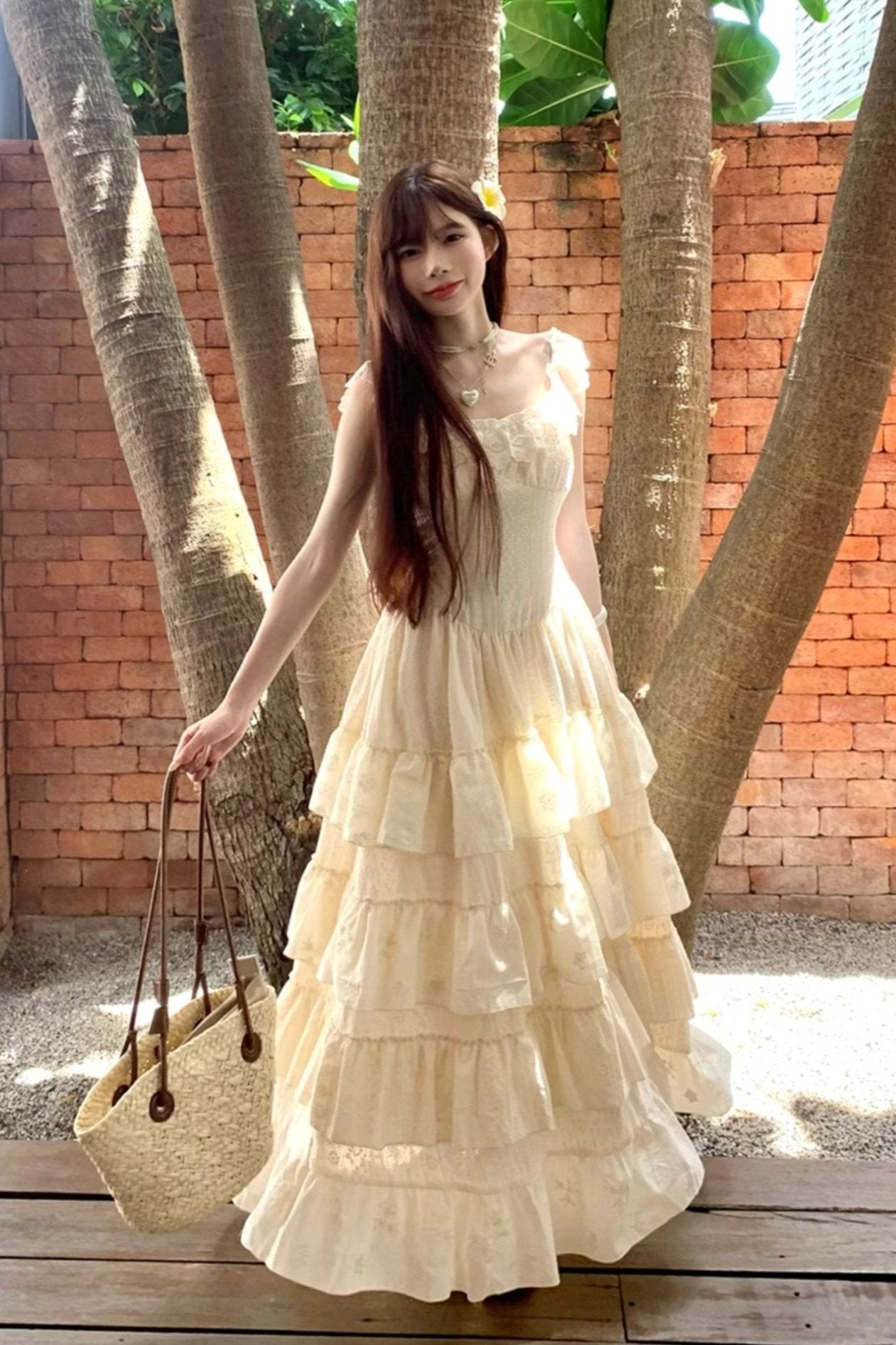 Garden Light Multishort Skirt Resort Dress