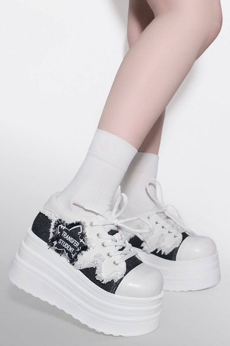 Rockstar Denim Platform Shoes