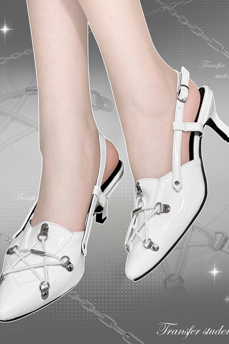 Stiletto Kitten Heel Sandals