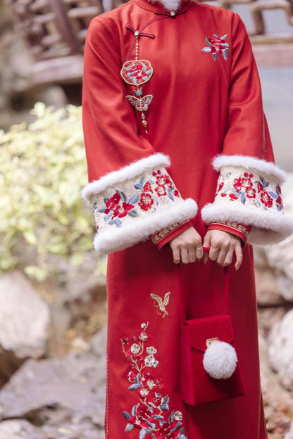 Black Tea Snow Chinese-style Dress Set