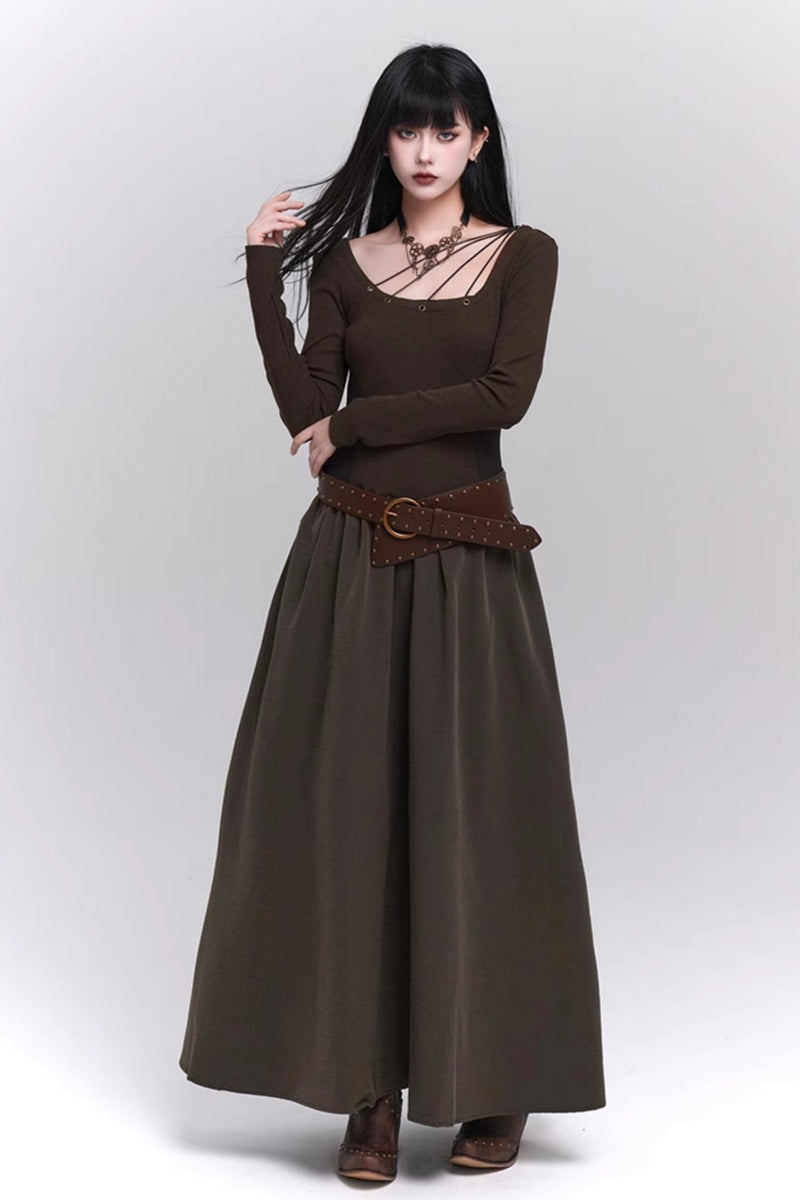 Cold Niche Early Autumn Dress