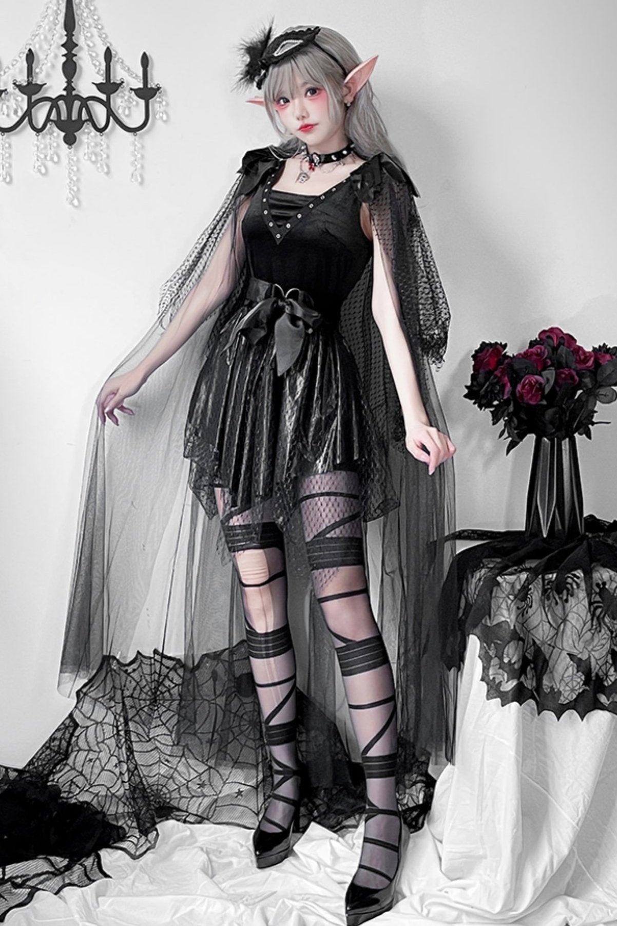 Halloween Witch & Devil Cosplay Set