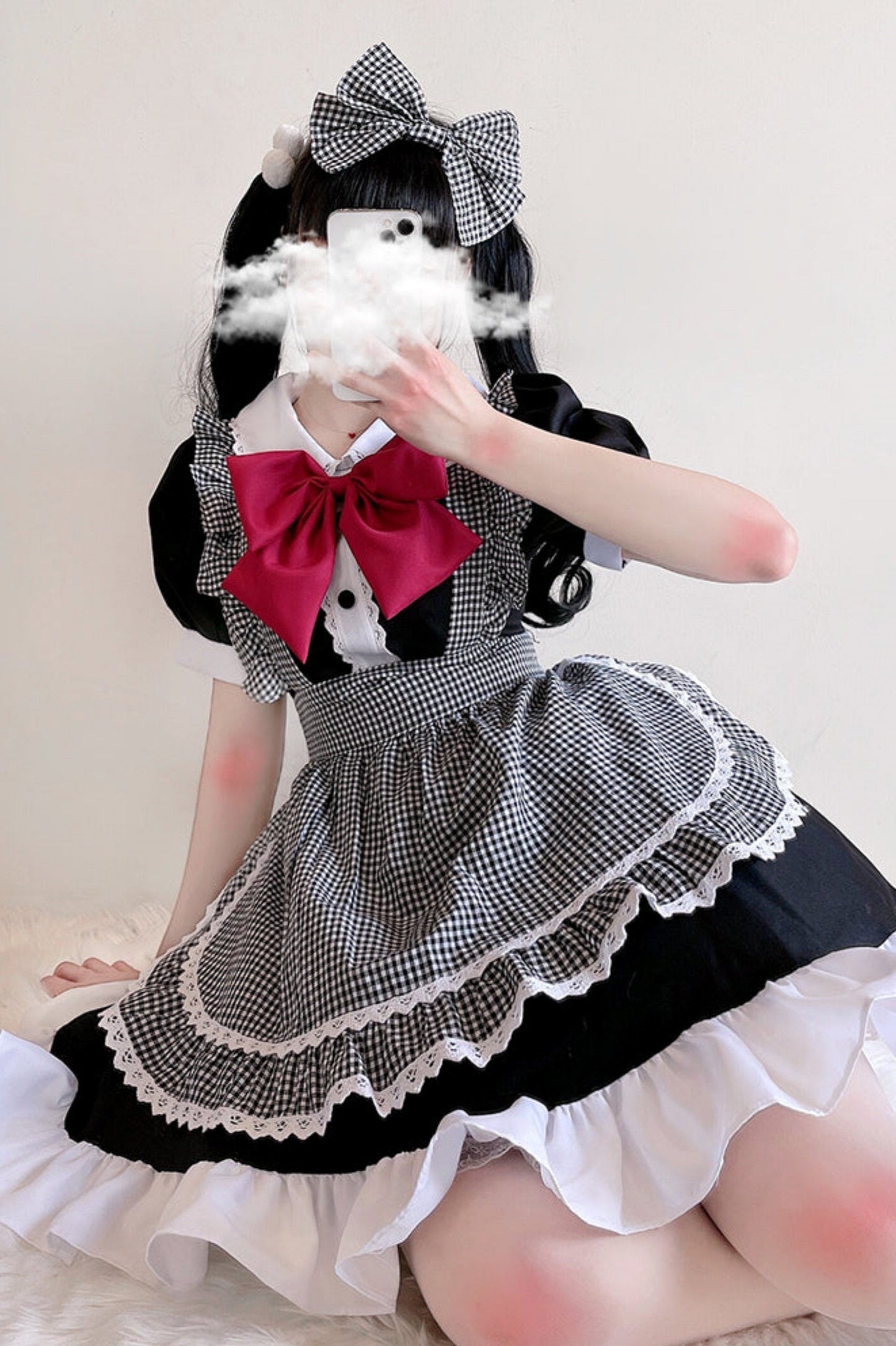 2d Loli Maid Tutu Dress Set