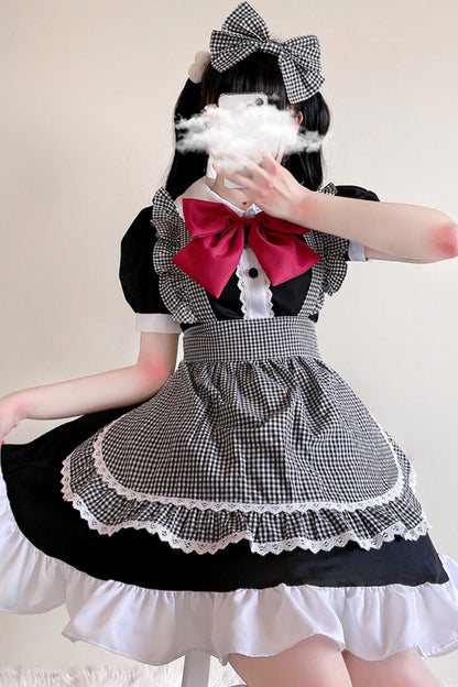 2d Loli Maid Tutu Dress Set