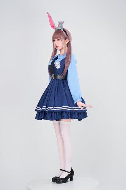 Officer Judy Bunny Police Cosplay Set