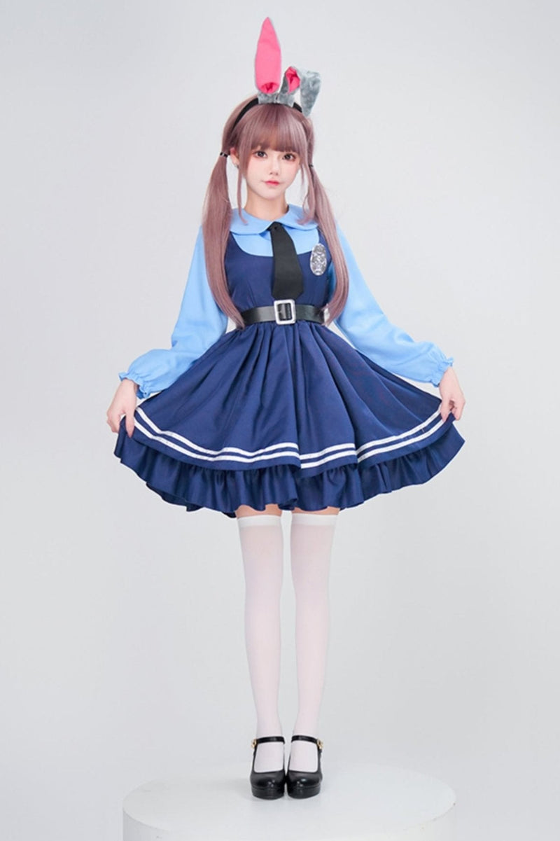 Officer Judy Bunny Police Cosplay Set