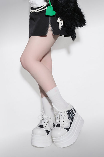 Rockstar Denim Platform Shoes