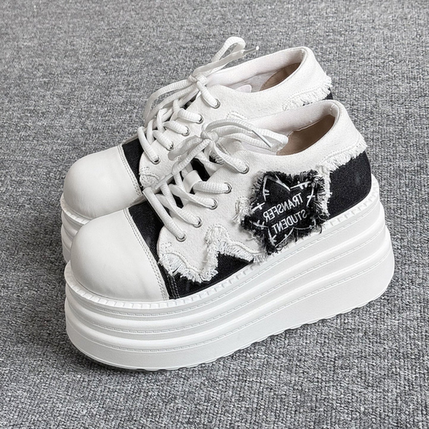 Rockstar Denim Platform Shoes