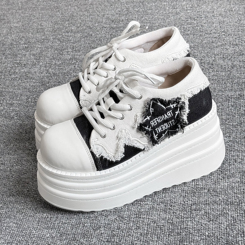 Rockstar Denim Platform Shoes