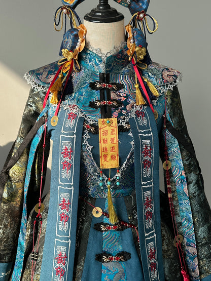 [pre-order] Little Zombie Cosplay Chinese Lolita Embroidery Dress