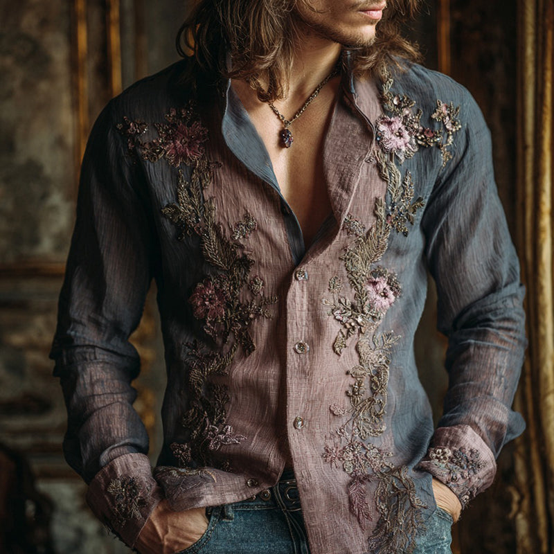 Subtly Elegant Shirt with a Refined Vintage Look