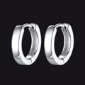 Sterling Silver Huggie Hoop Classic Earrings for