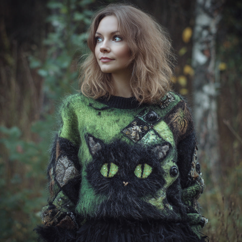 Casually Elegant Sweater with a Refined Edge