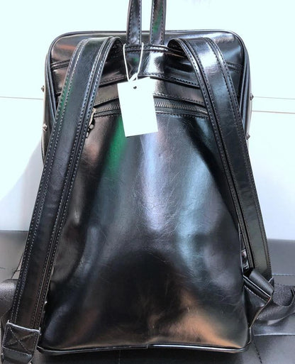 Skull Leather Backpack
