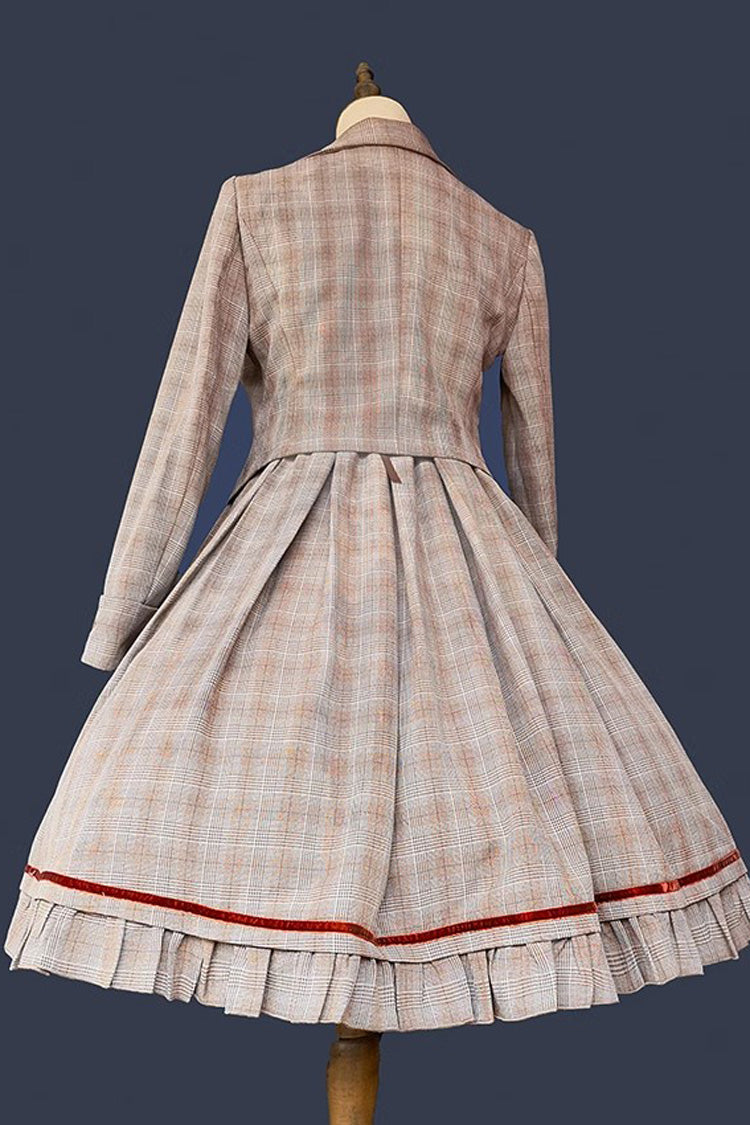 Princess Lost in the Fog Ruffle College Style Classic Lolita Jsk Dress 2 Colors