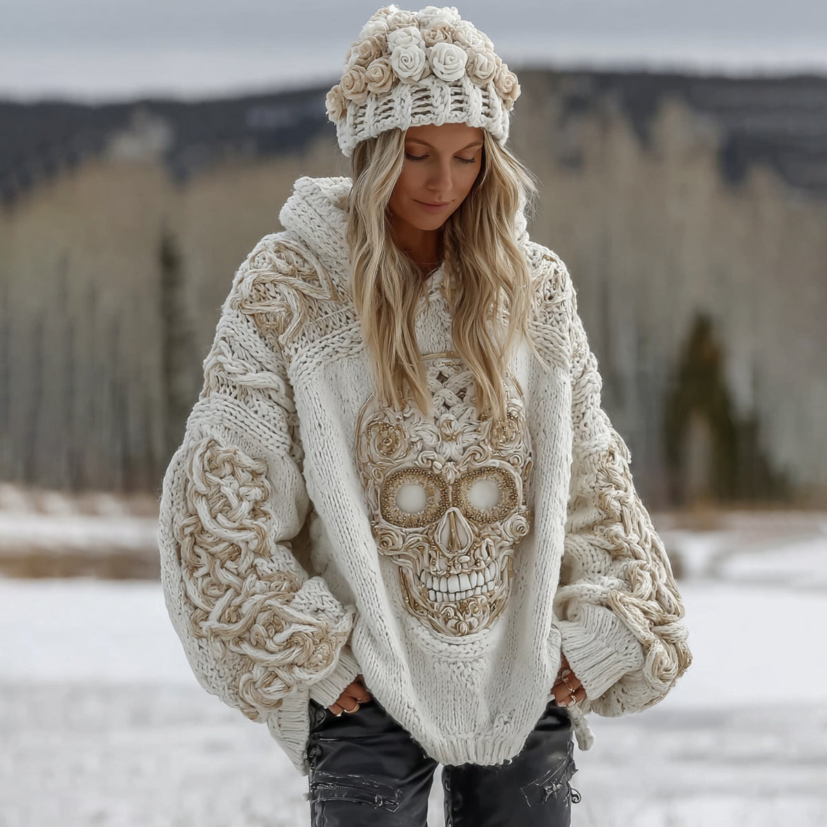 Vintage Inspired Sweater with a Contemporary Edge