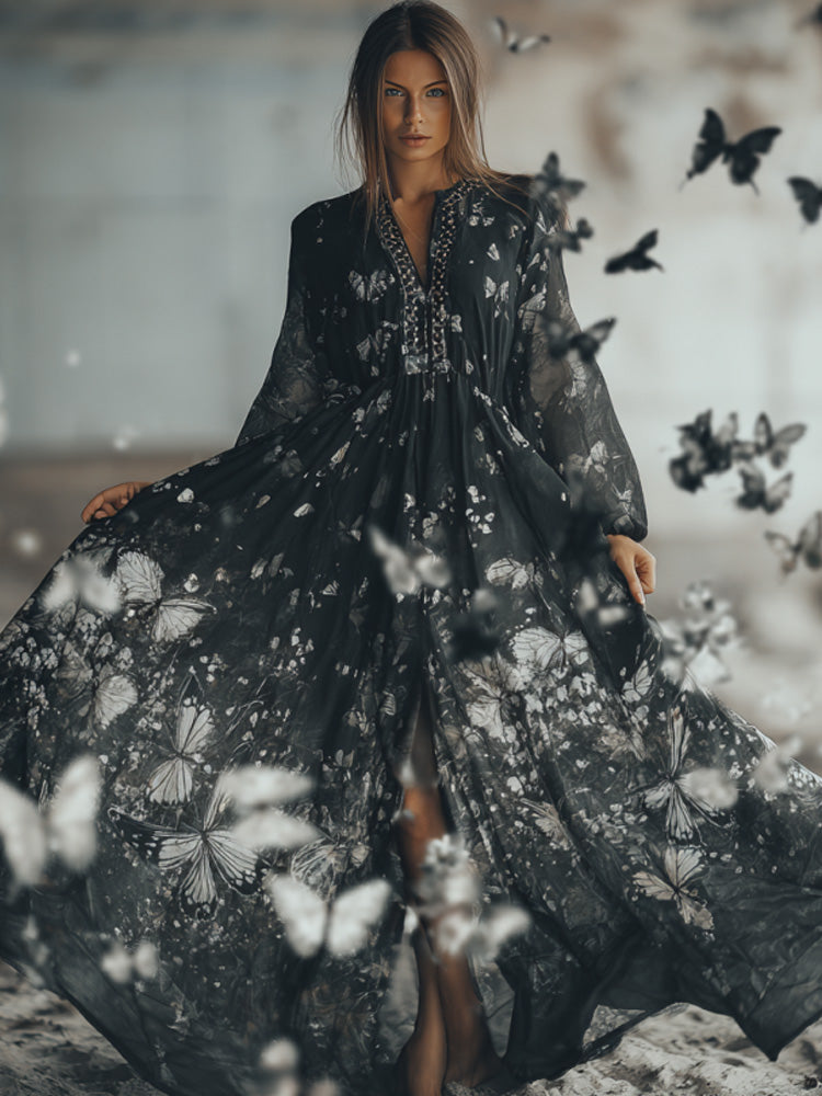 Subtly Elegant Dress with a Refined Vintage Look