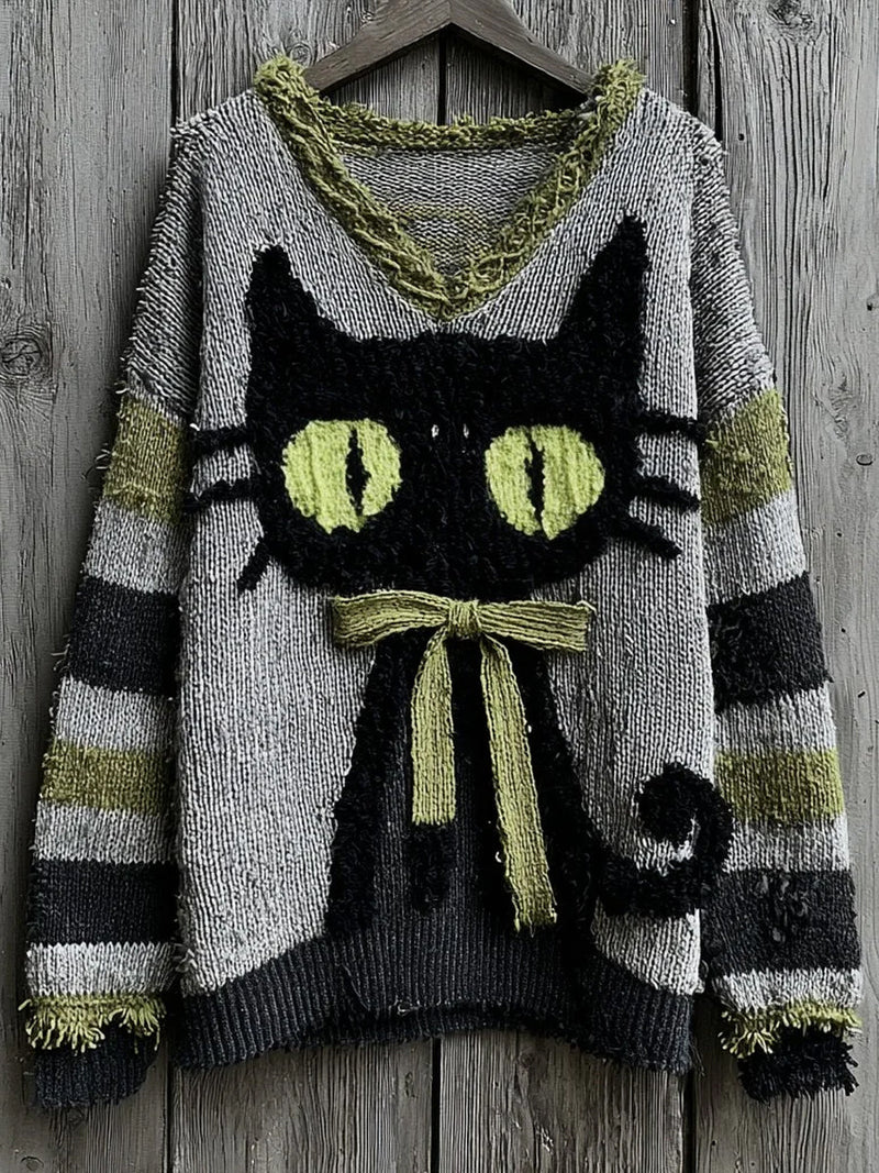 Subtly Elegant Sweater with a Refined Vintage Look