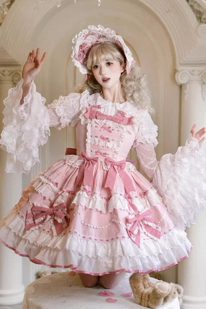 [pre-order] Lily's Tea Party Antique Lolita Dress Complete