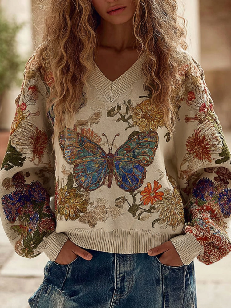 Casually Elegant Sweater with a Refined Edge