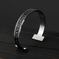 Celtic Knot Runes Viking Cuff Bracelet