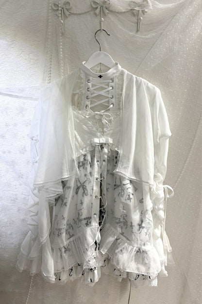 Winter Angel Glass Camisole Dress + Top + Outer