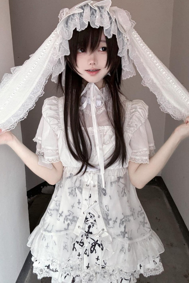 Winter Angel Glass Camisole Dress + Top + Outer
