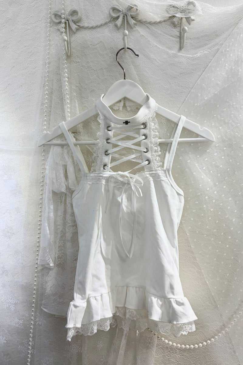 Winter Angel Glass Camisole Dress + Top + Outer